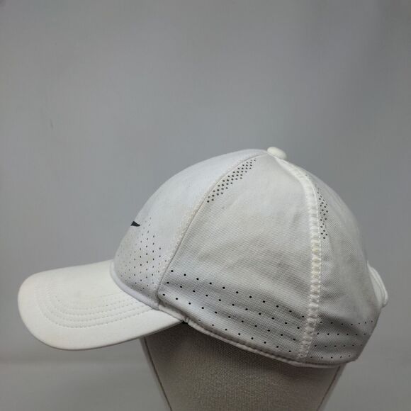 Nike Snapback Hat White OSFM Adjustable Breathable Legacy91 Dri-Fit 6 Panel - Picture 3 of 8